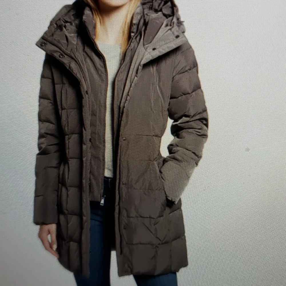 NEW Cole Haan Hooded Down & Feather Jacket